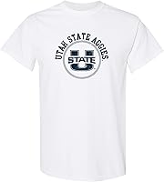 Vista 62 de UGP Campus Apparel AS04 - Camiseta con logotipo de círculo envejecido