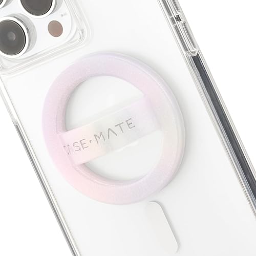 Case-Mate Soap Bubble MagSafe Phone Grip - Detachable Holder for Hand - Thin Collapsible Soft Loop Magnetic Phone Grip for iPhone 17 Pro Max /16 Pro Max/15/14/13/12/S25 Ultra - Iridescent