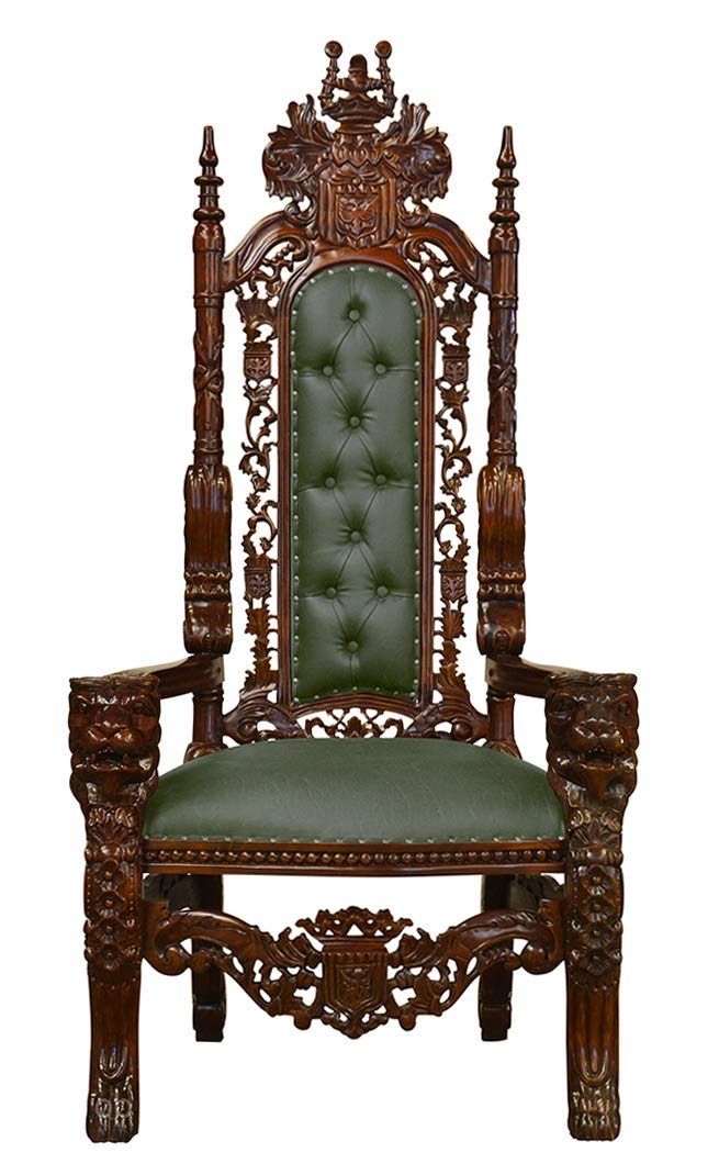 Buy White Star Throne Chair Wedding Chair Lion King Hand carved