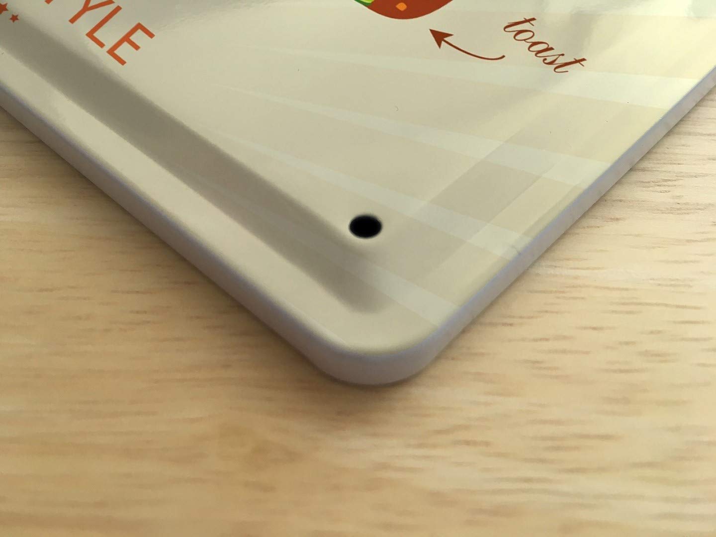 Targa In Metallo Decorativa Da Parete A Forma Di Pasta | Cartello Per Ristorante E Cucina - 2