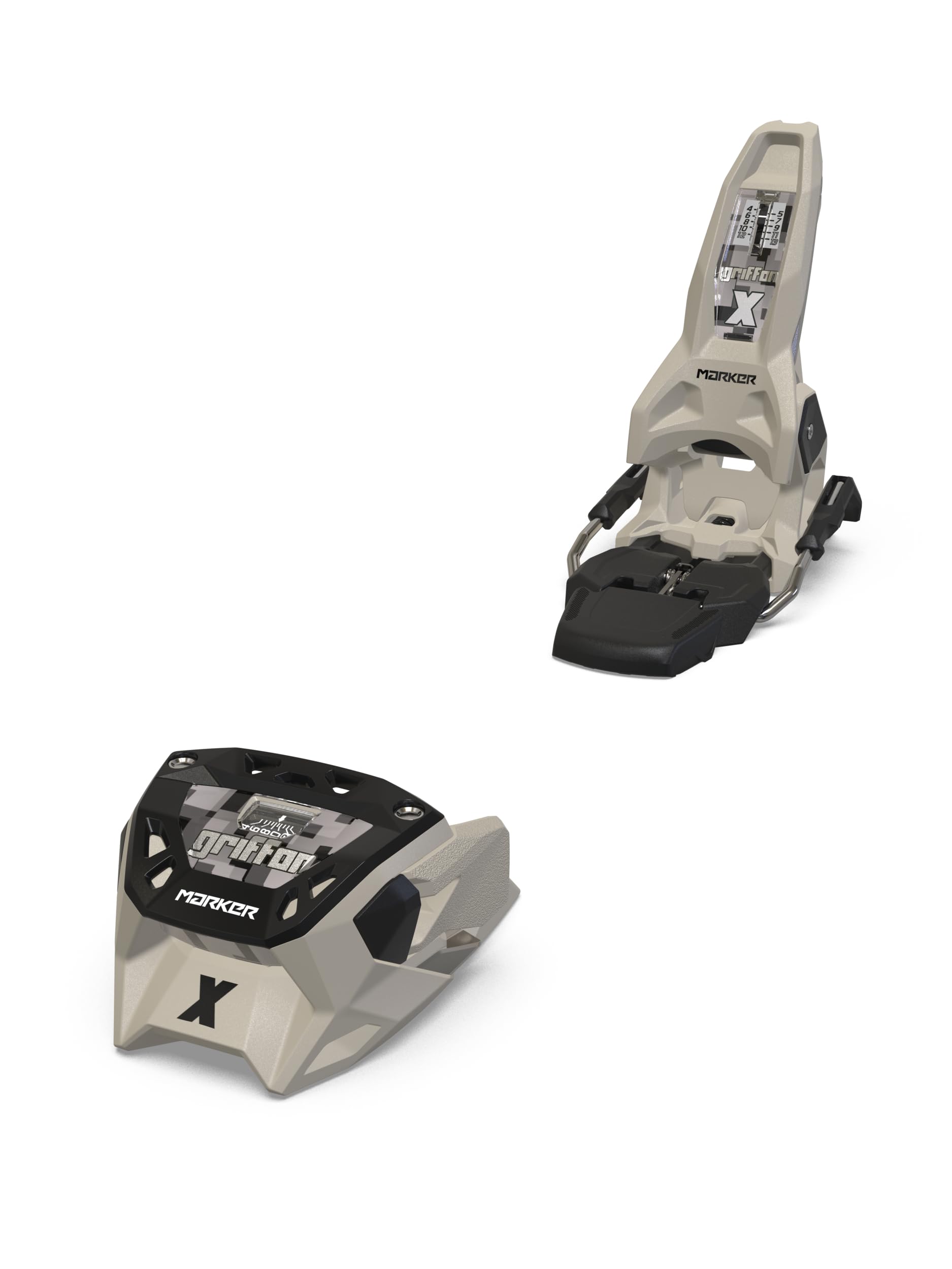 Marker - Fixations De Ski Griffon X 13 120mm Sandy Black - Homme - Taille Taille Unique - Gris