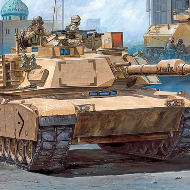 M1A1 Abrams Academy 1/35 char américain Irak 2003 maquette militaire
