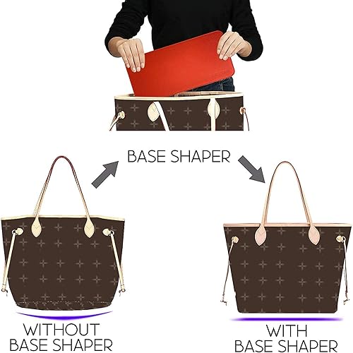 Miniatura 4 de Speedy - Moldeador de 30 bases, moldeador de bolsas marrón para bolsas LV Speedy y otras bolsas LV, cuero vegano (marrón, Speedy 30)