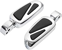 Vista 48 de TCT-MOTORPARTS Clavijas cromadas para estribera trasera para Harley Davidson Softail Fat Boy 18-25