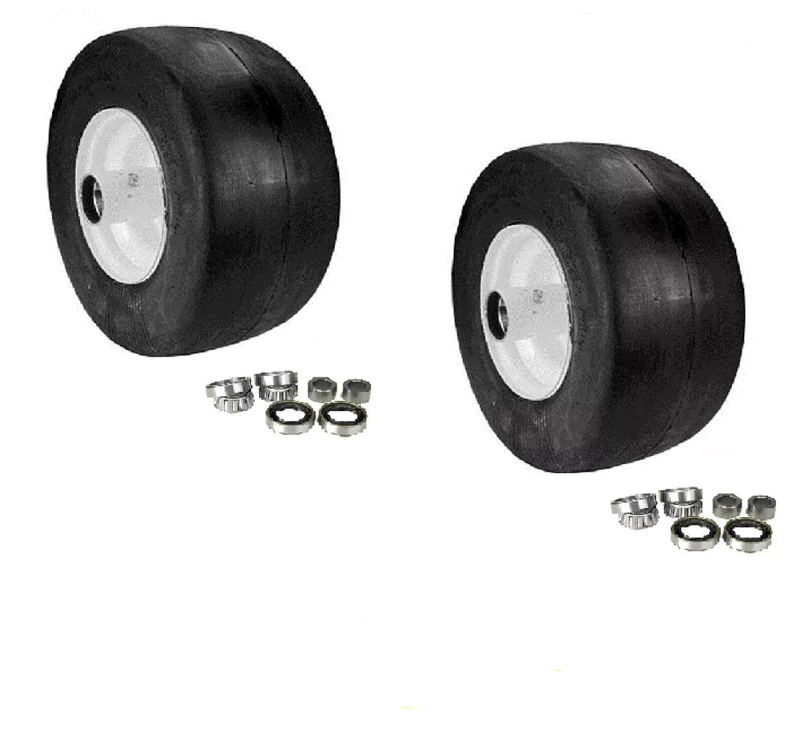 Proven Part Llanta Semineumática 13X6.50-6 Plana Libre Llanta Blanca Para Exmark 103-0065, 117-0361