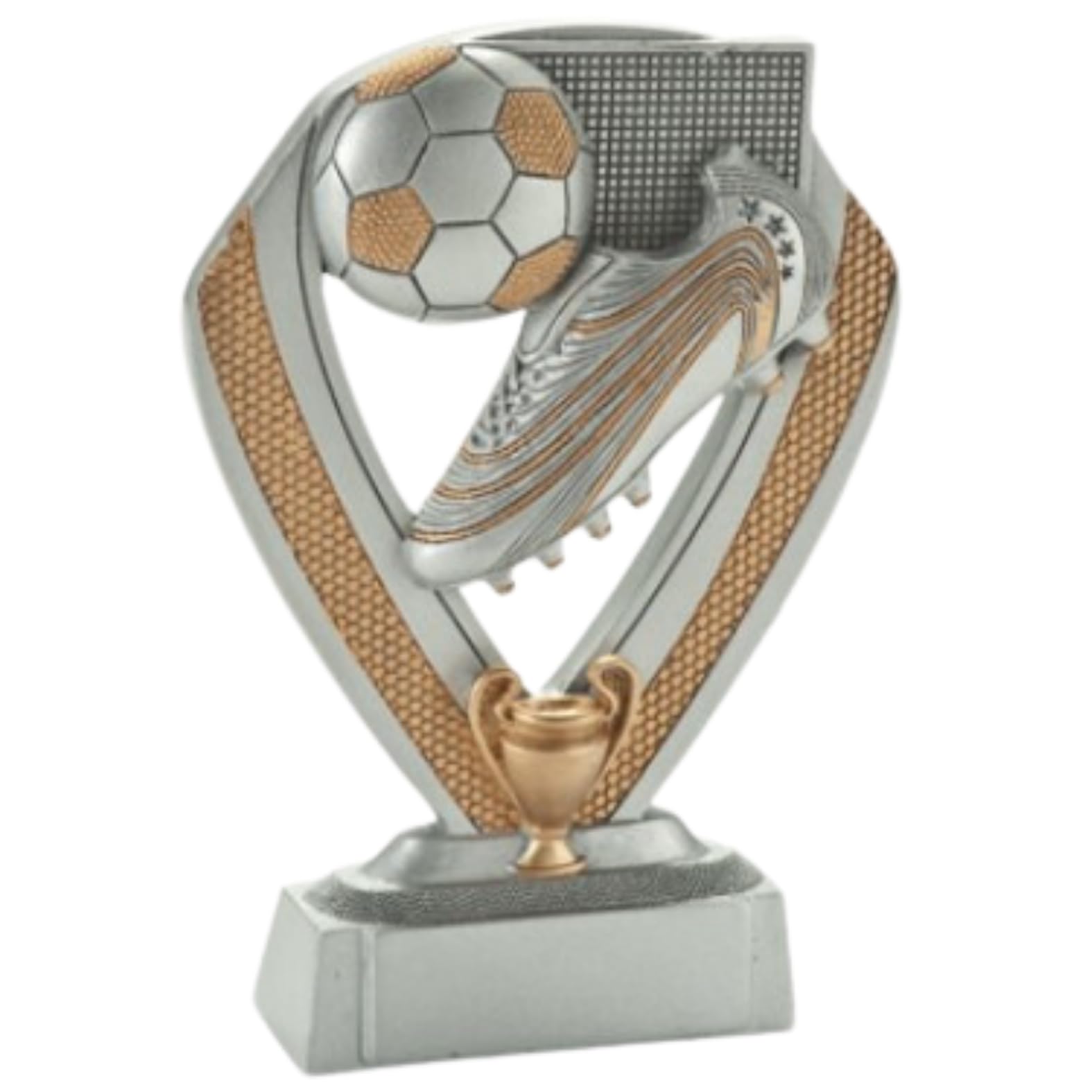 Coppe Premiazioni per Tutti Gli Sport, Statuette e Premi per Fantacalcio, Calcio, Padel, Tennis, Basket, Volley, Partecipazione, 18 cm