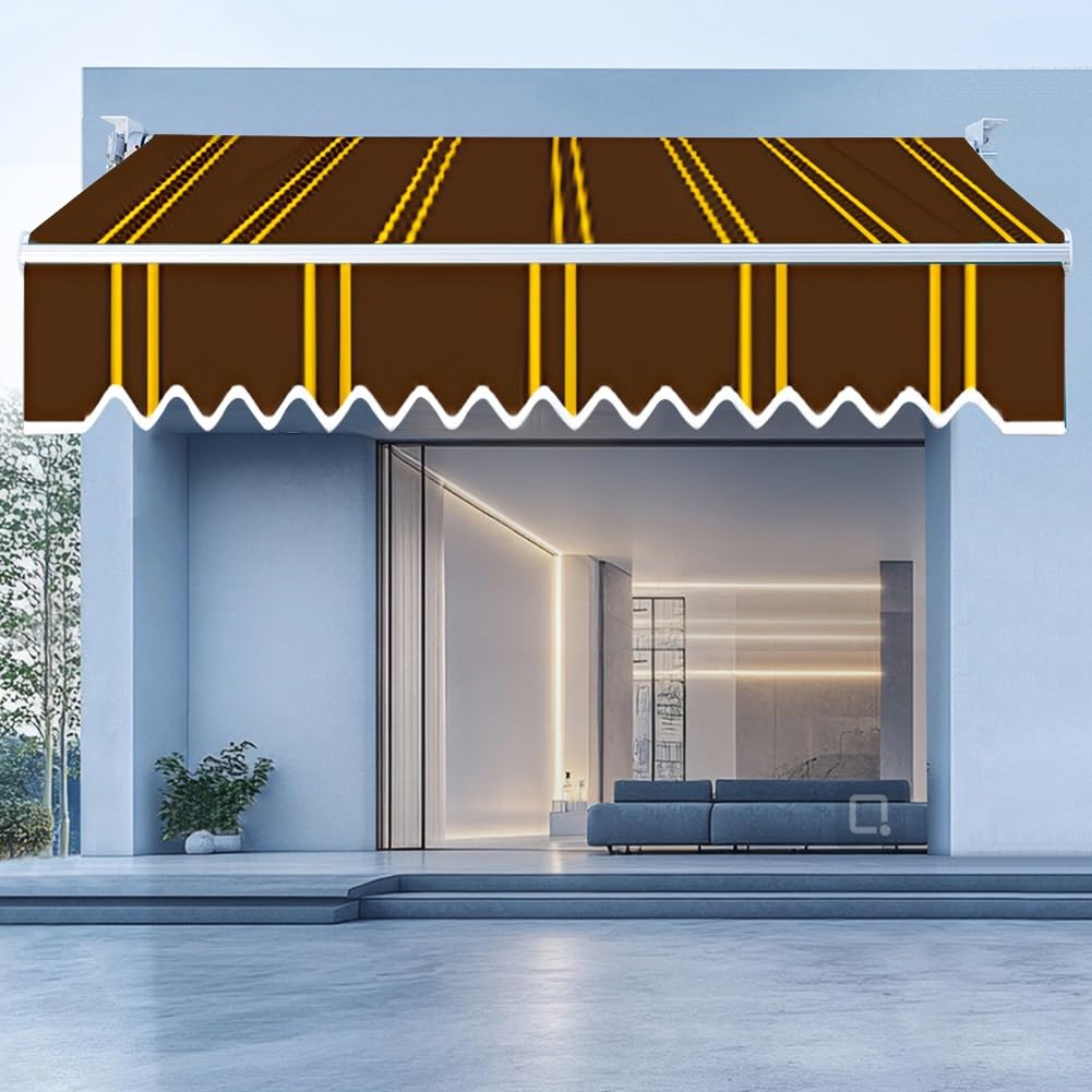 Markiza Premium Green na patio – odporna na warunki atmosferyczne, osłona przeciwsłoneczna z ochroną przed promieniowaniem UV, na taras, balkon, zapasowa tkanina
