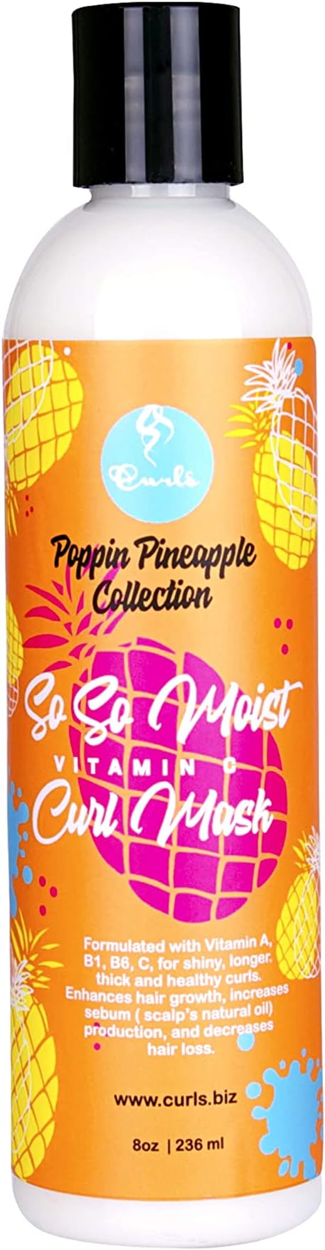 Curls Poppin Pineapple Collection - So So Moist Vitamin C Curl Mask 236ml