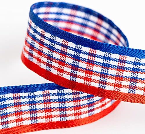 Tartan Ribbon 16mm x 10M - Red/Green