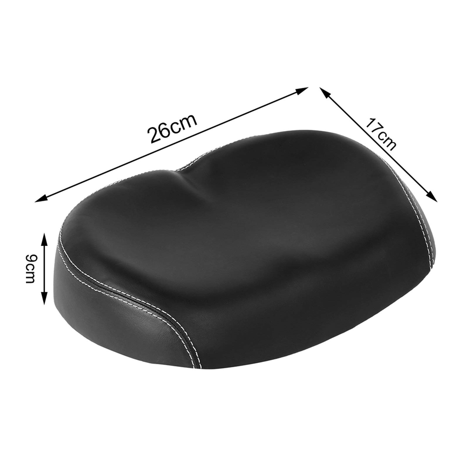 Coprisella Bici，Coprisella Cyclette 2PCS Bicycle Saddle MTB Mountain Mountain Cycling Aspesa Comfort Extra Comfort Ultra Soft Silicone 3D Gel Cuscino Cuscino da Cuscino per Biciclette