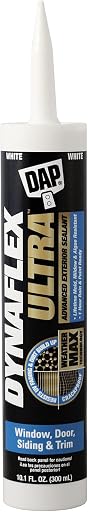 DAP Dynaflex Ultra Advanced Exterior Sealant, White, 10.1 Oz (7079818211)
