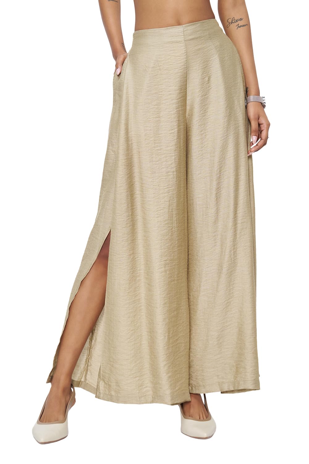 annabelle by pantaloons Annabelle Women's Viscose Trouser | Wide Leg Fit-picture-30