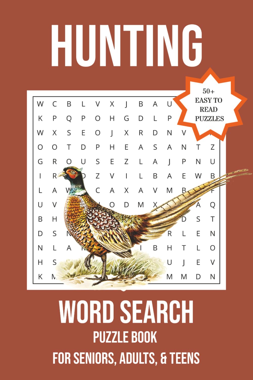 Hunting Word Search Puzzle Book: Word Searches with Easy to Read Print about Hunting, Fishing and More | 6x9 inches, 55 Puzzles | Gifts for Outdoorsmen, Hunters, Vacation, & More