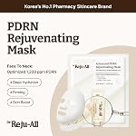 Dr. Reju-All Avancé PDRN Masque rajeunissant - Visage & Masque de feuille de cou coréen avec 1,200 ppm PDRN, Collagène & Peptides de cuivre - Hydratant & Apaisant, soin de la peau (36g x 4EA)