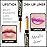 evpct 3Pcs Nude Pink Rose Red Metallic Shine Shimmer Lip Liner and Lipstick Combo Set Kit for Women, Lightweight Hydrating Formula High Impact Full Coverage Lipstick and Lip Liner Makeup Gloss