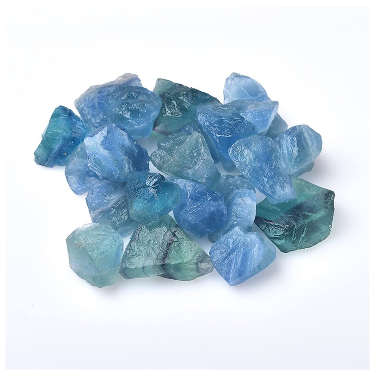 Cuarzo de cristal de fluorita verde natural para crear ambientes de paz en el salón de casa