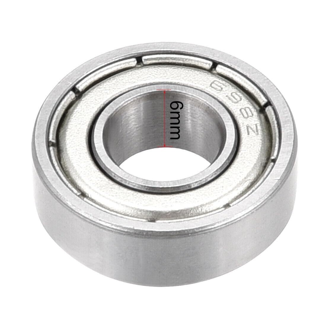 10 Uds rodamiento rígido de bolas 698ZZ doble escudo 8mm x 19mm 6mm acero cromado