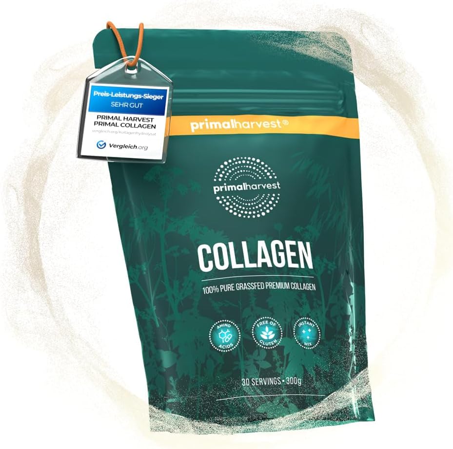 Collagen - Powder Supplement with Type I and III peptides to Help Improve Hair, Skin, Nails and Joints, for Men and Women, 300 Grams