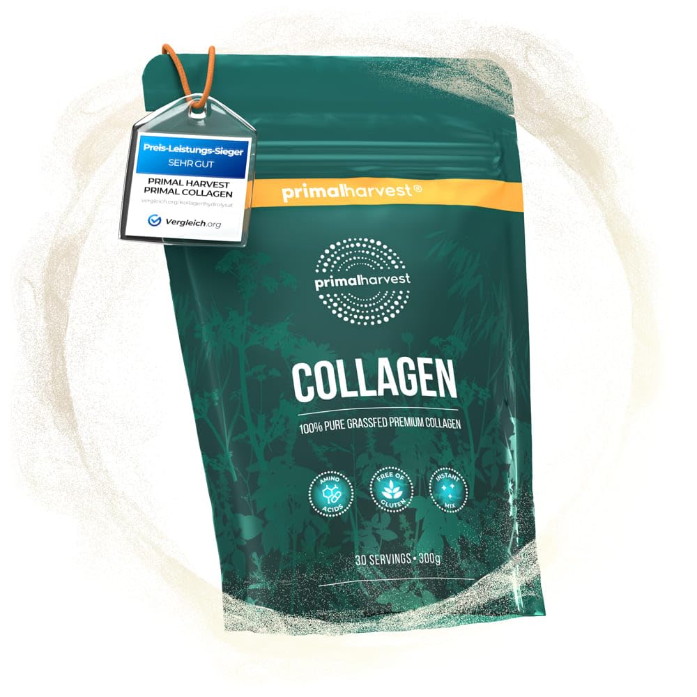 Collagen - Powder Supplement with Type I and III peptides to Help Improve Hair, Skin, Nails and Joints, for Men and Women, 300 Grams