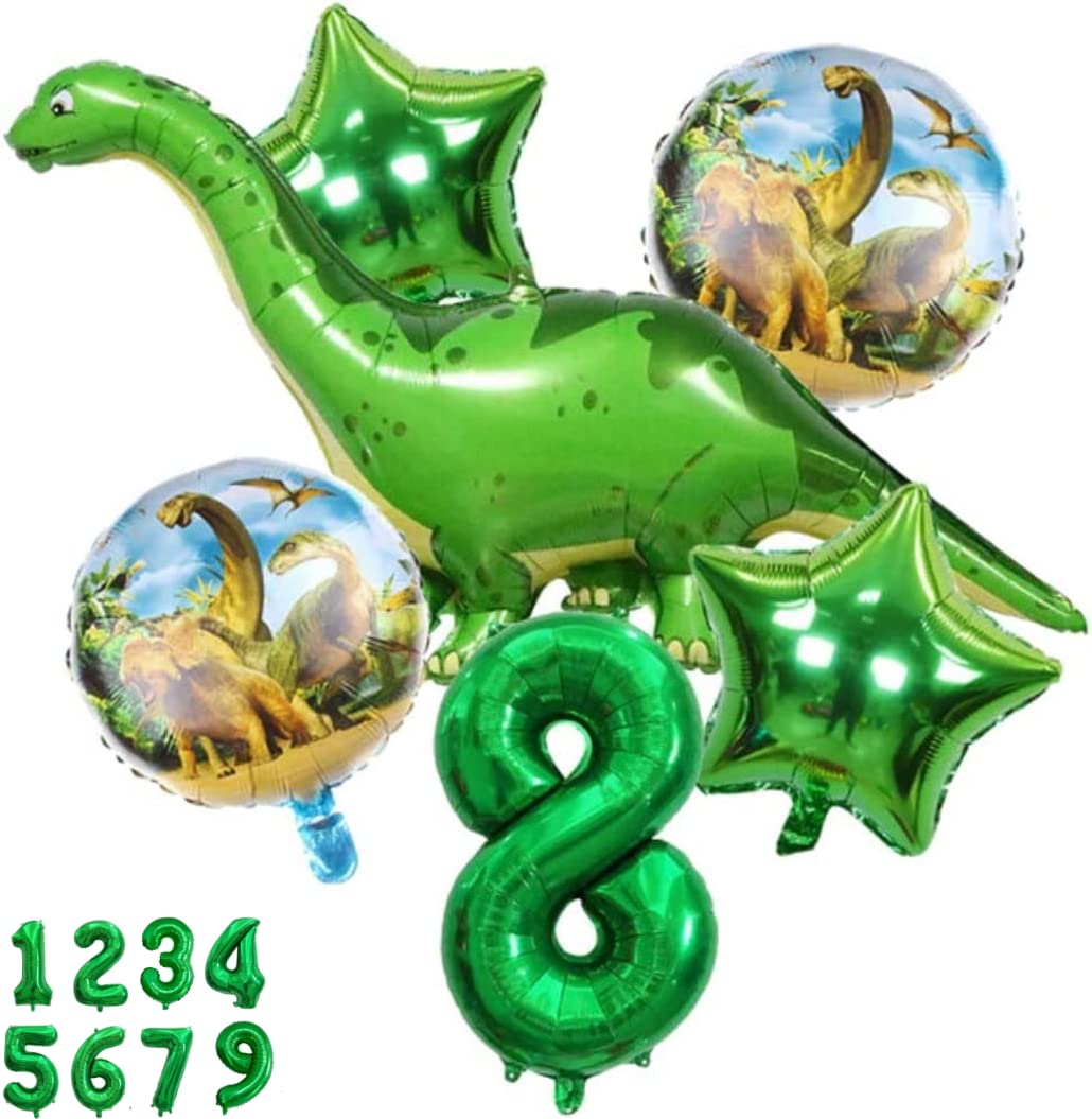 Photo 1 of DIWULI Dinosaur Party Decorations Set - 8th Birthday