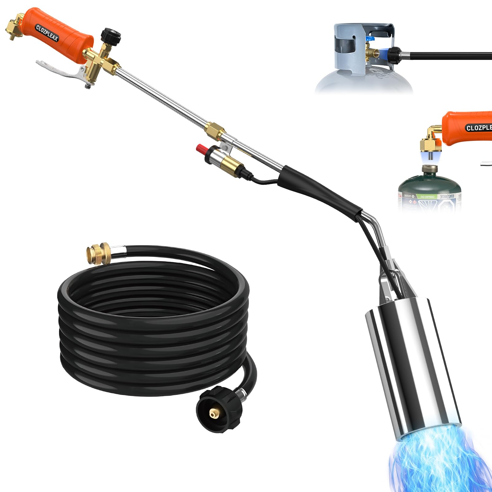 Clozpleax Propane Torch Weed Burner (340,000 BTU)