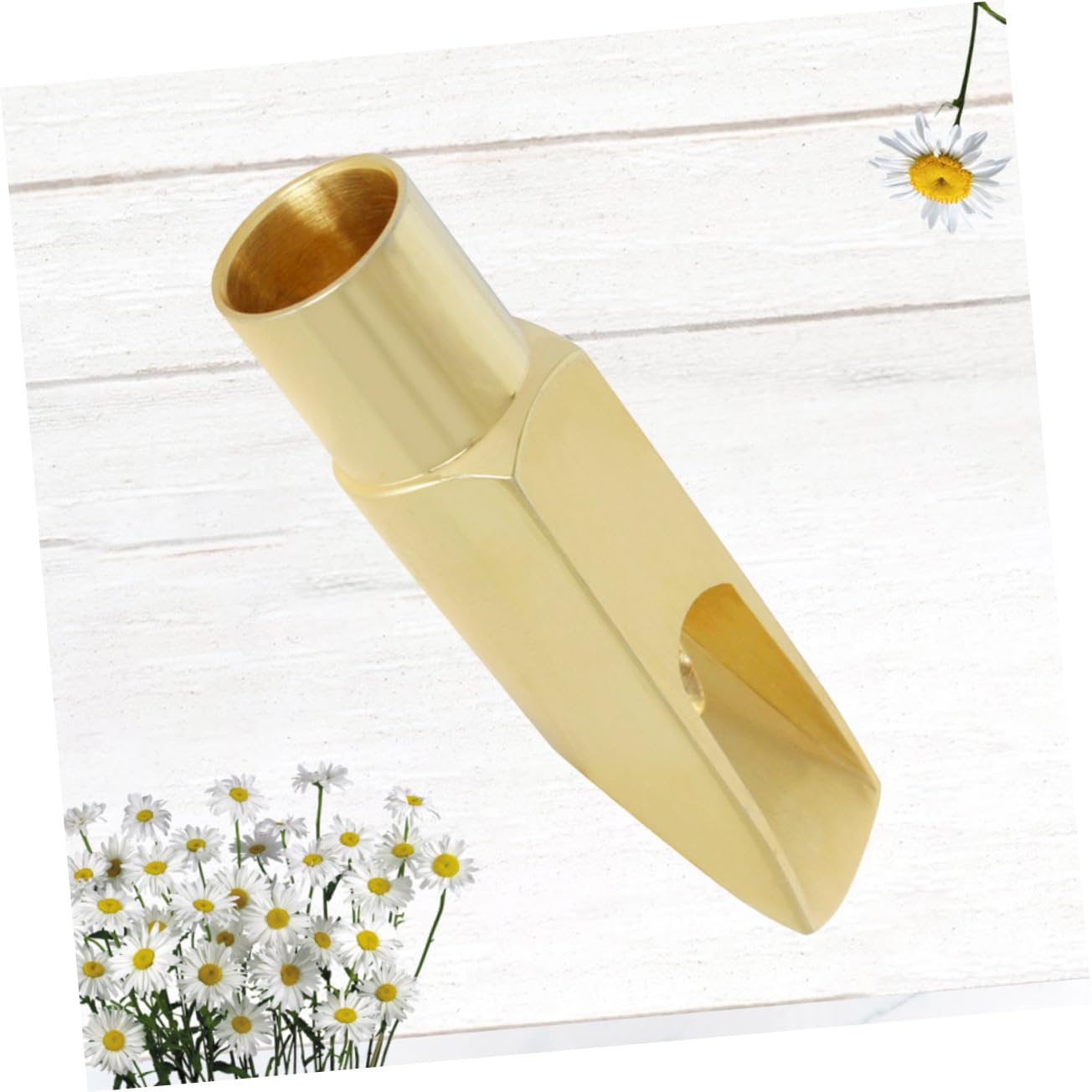 Toyvian 1pezzi Testa Per Sassofono Soprano Metallo Colore Accessori Per Sassofono Di Alta Qualità