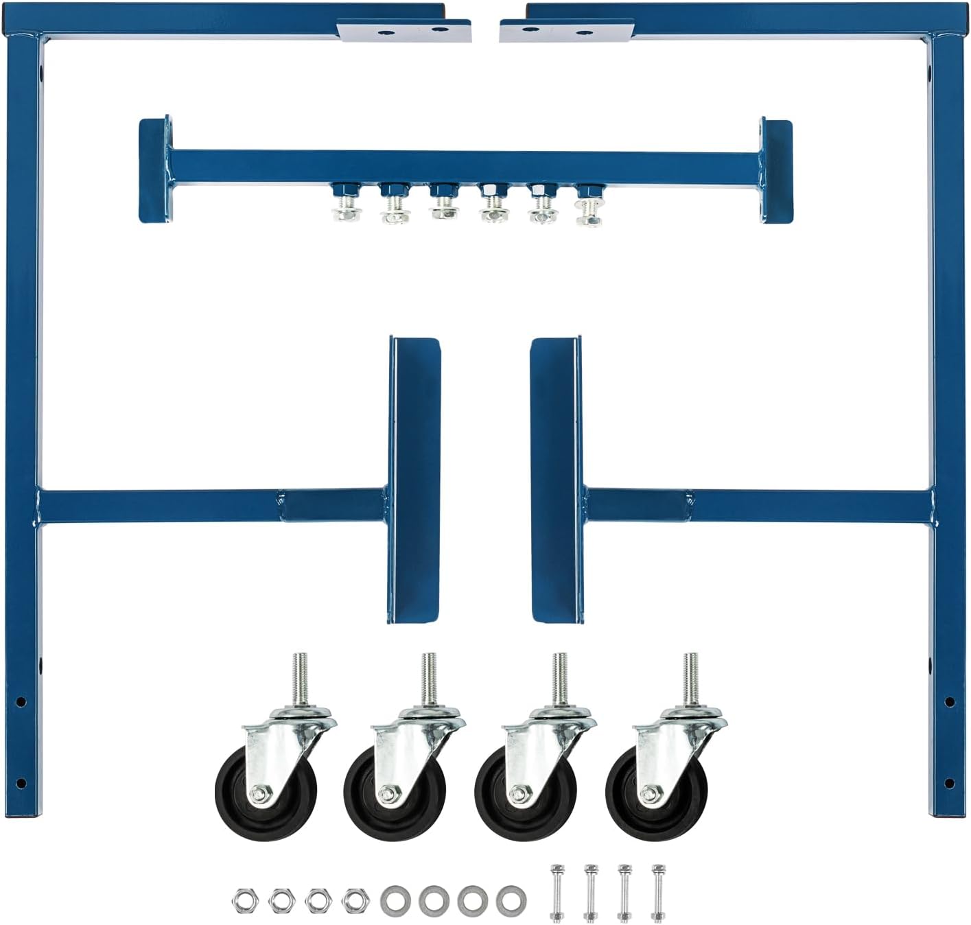 Engine Cradle Stand with Wheels Compatible with Ford Small Block Easy Movement, Rolling Heavy Duty Steel Engine Cradle Engine Cart 1000 Pounds Capacity Powder Coated