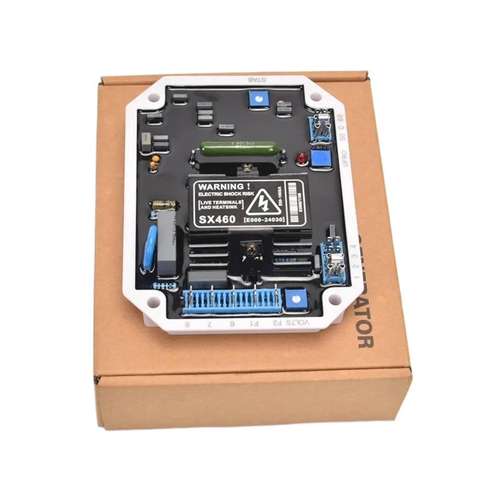CSKWLLNBC 1pcs SX460 AVR Generator Automatic Voltage Regulator Stabilizer Excitation Control Module Brushless