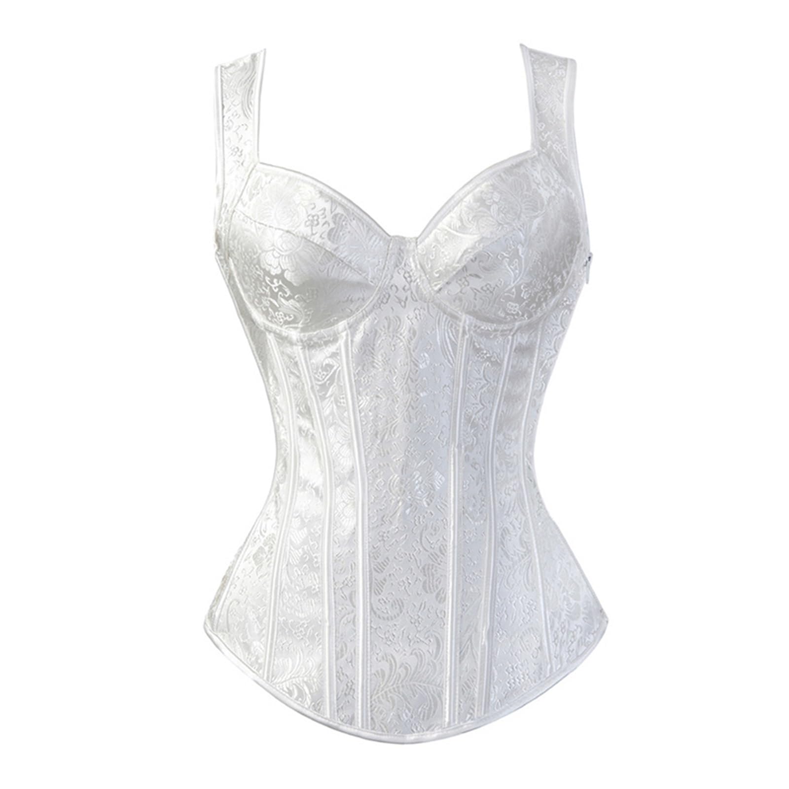 Corset gothique steampunk floral idéal pour vos soirées à thème et festivals rétro