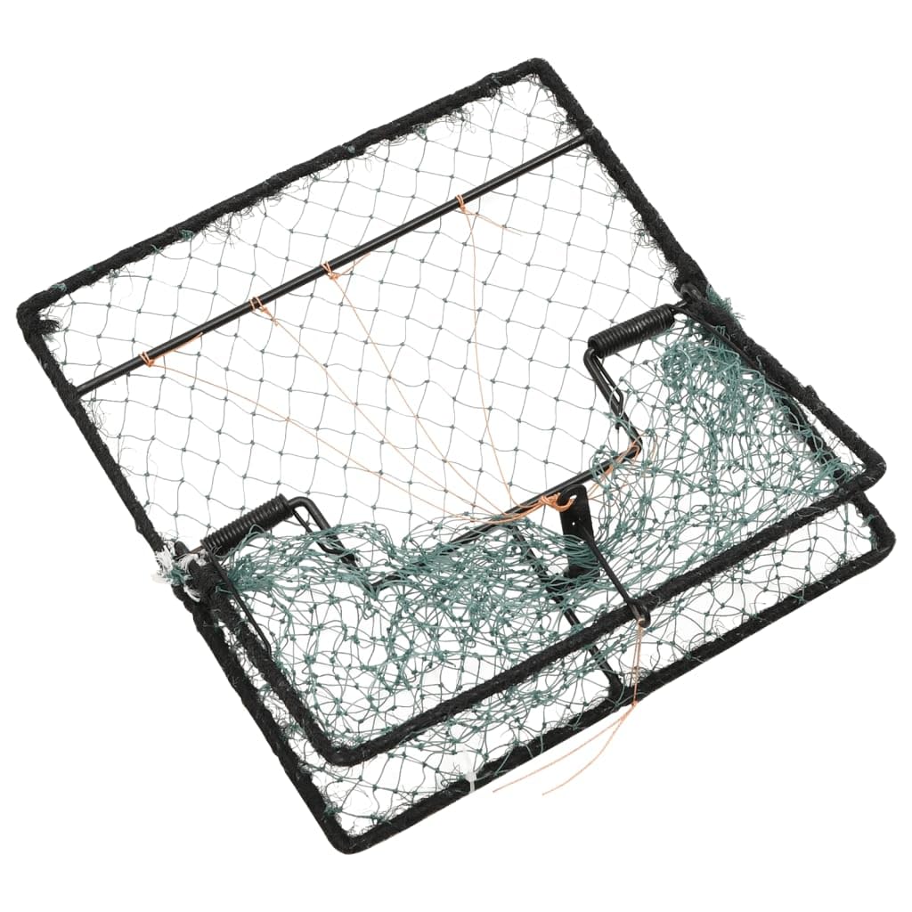 Trappola per uccelli verde, 34 x 32 cm, in acciaio con rete in polietilene, riutilizzabile, per giardino, frutta, verdura, casa, cantina, soffitta, efficace contro insetti, topi e arvicole