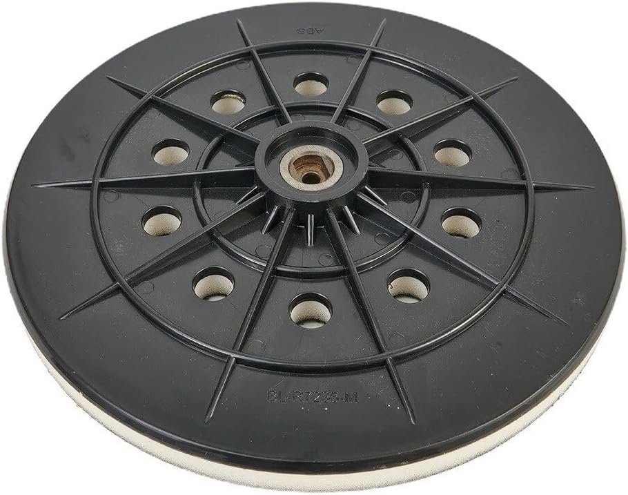 1PC Drywall Sander Backing Pad 9 Inch 215mm 10 Holes Soft Sanding Disc Hook and Loop with 6mm Thread Backup Pad