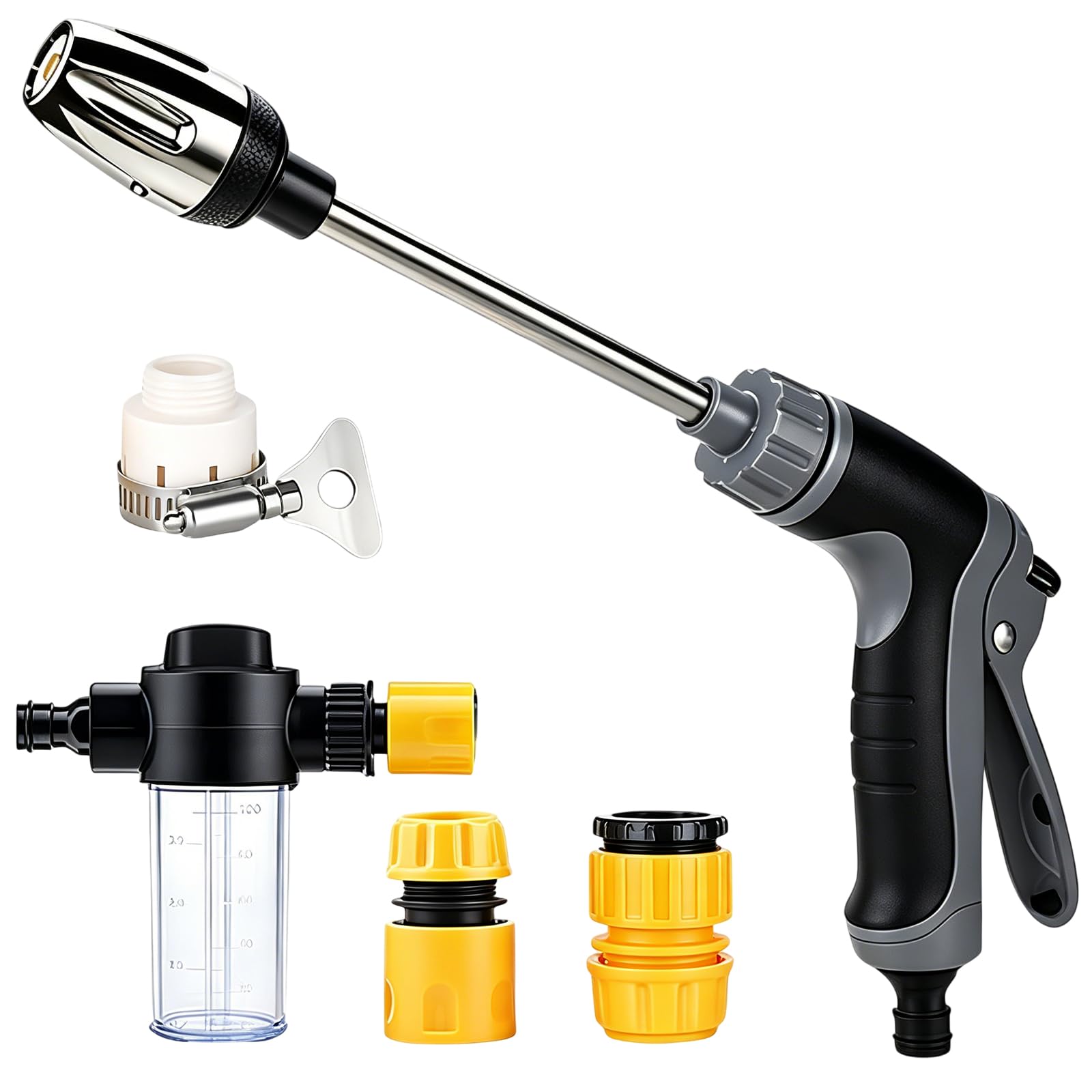 Pistolet Haute Pression Power Jet Pulvérisateur Jardin et Nettoyage Extérieur