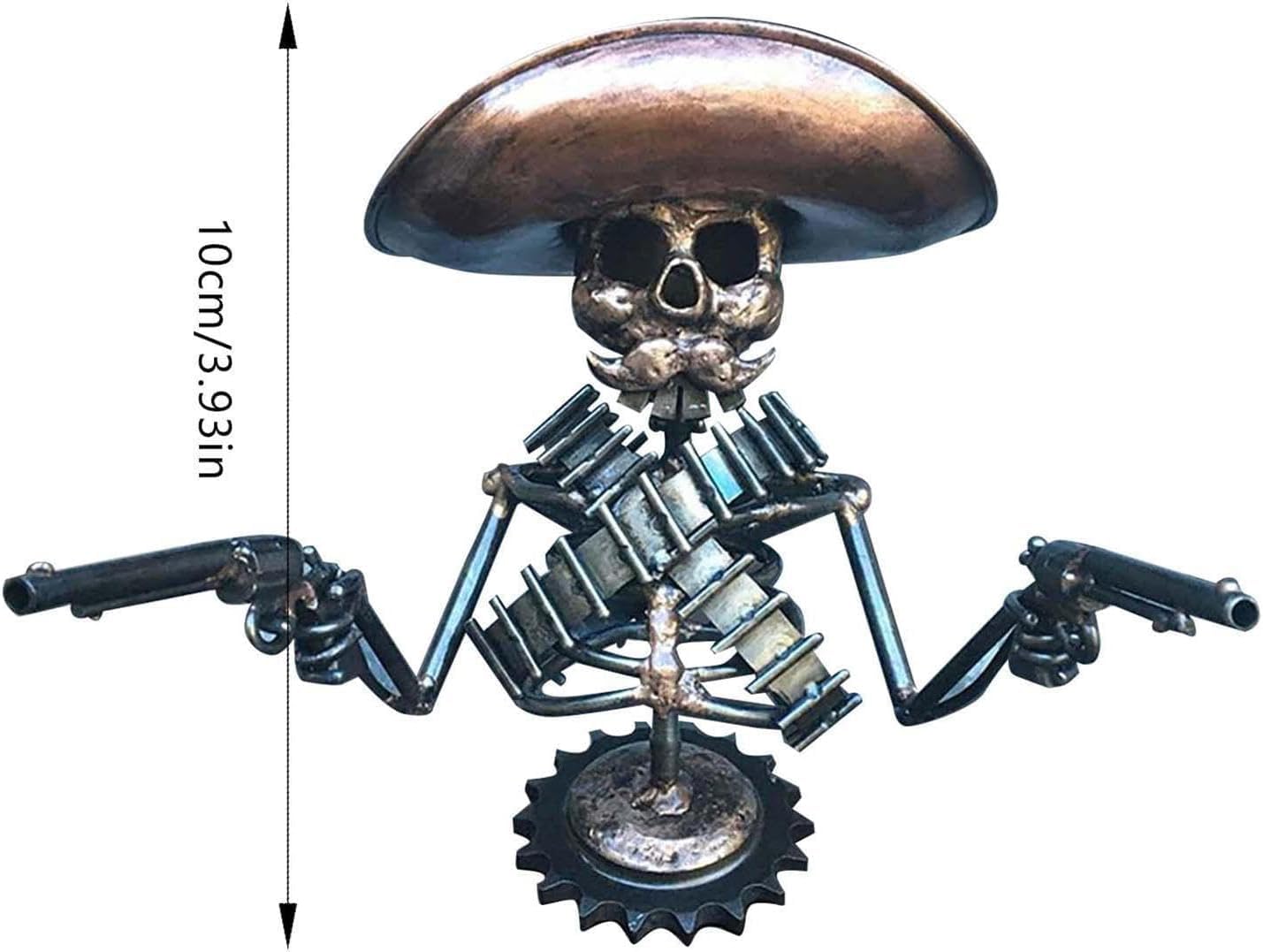 Hood Ornament Cowboy Skull Gunslinger Car Hood Ornaments Car Truck Hood Ornament Skull