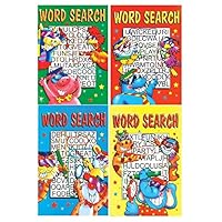 Kids A5 Series 935 Set Of 4 Wordsearch Brain Games Puzzle Books