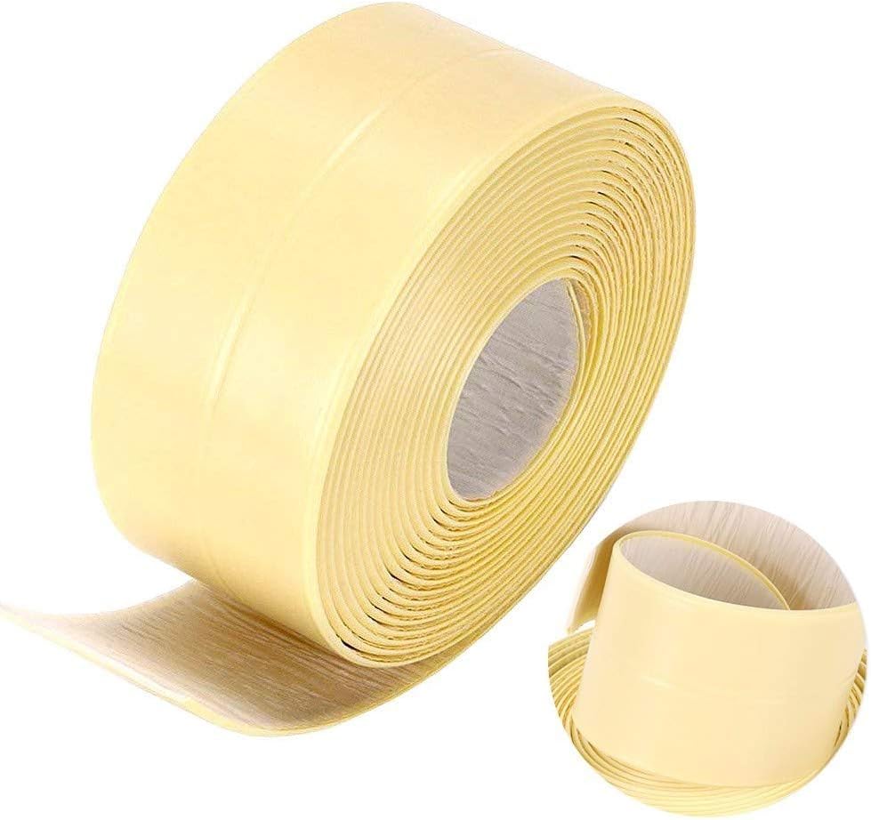HBBY Caulk Strip PVC Self Adhesive Tape, Caulking Sealing Tape for Kitchen Sink Toilet Bathroom Shower and Bathtub, Easy to Use and Trim : Industrial & Scientific