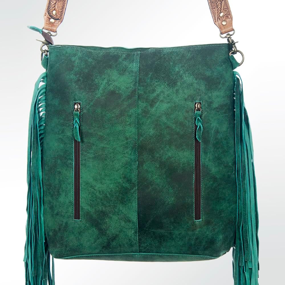 American Darling Large Crossbody Hand Tooled Genuine Leather Western Women Bag Handbag Purse | Crossbody for |Cute