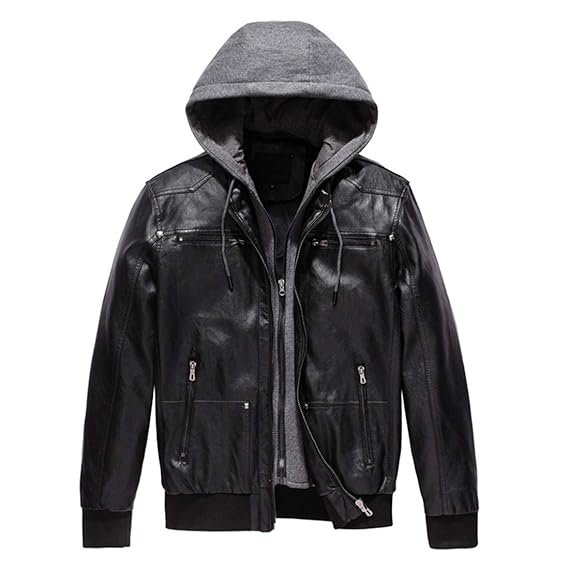 motorcycle hooded jacket