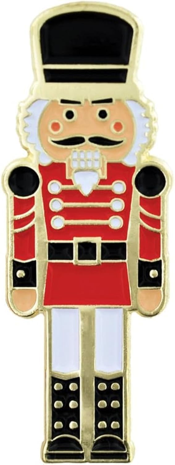 PinMart's Festive Christmas Holiday Candy Cane Noel Enamel Lapel