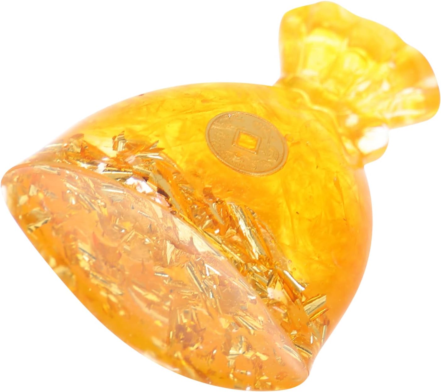 Ciieeo Resin Money Bag Decor Handmade Desktop Decoration for Tabletop