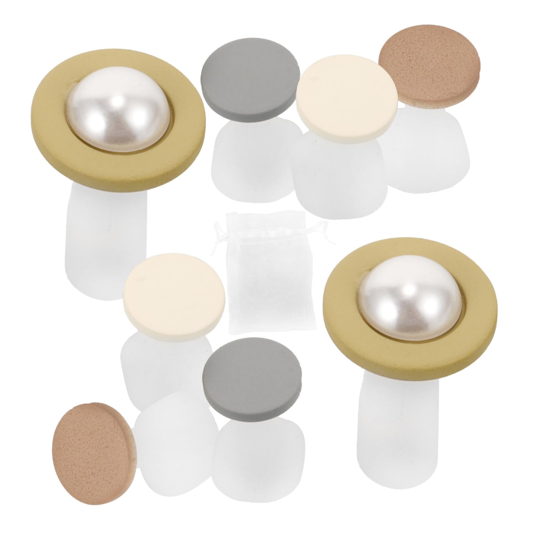 IWOWHERO Toe Separators for Women 8pcs Silicone Pedicure Toe Separators Beauty Tools