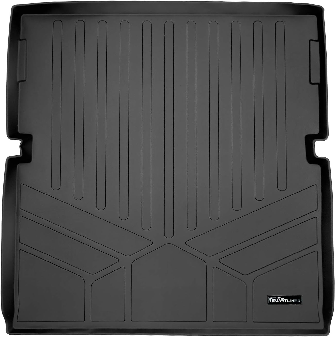 SMARTLINER All Weather Custom Fit Cargo Liner Floor Mat Behind 2nd Row for 2021-2021 BMW Alpina XB7
