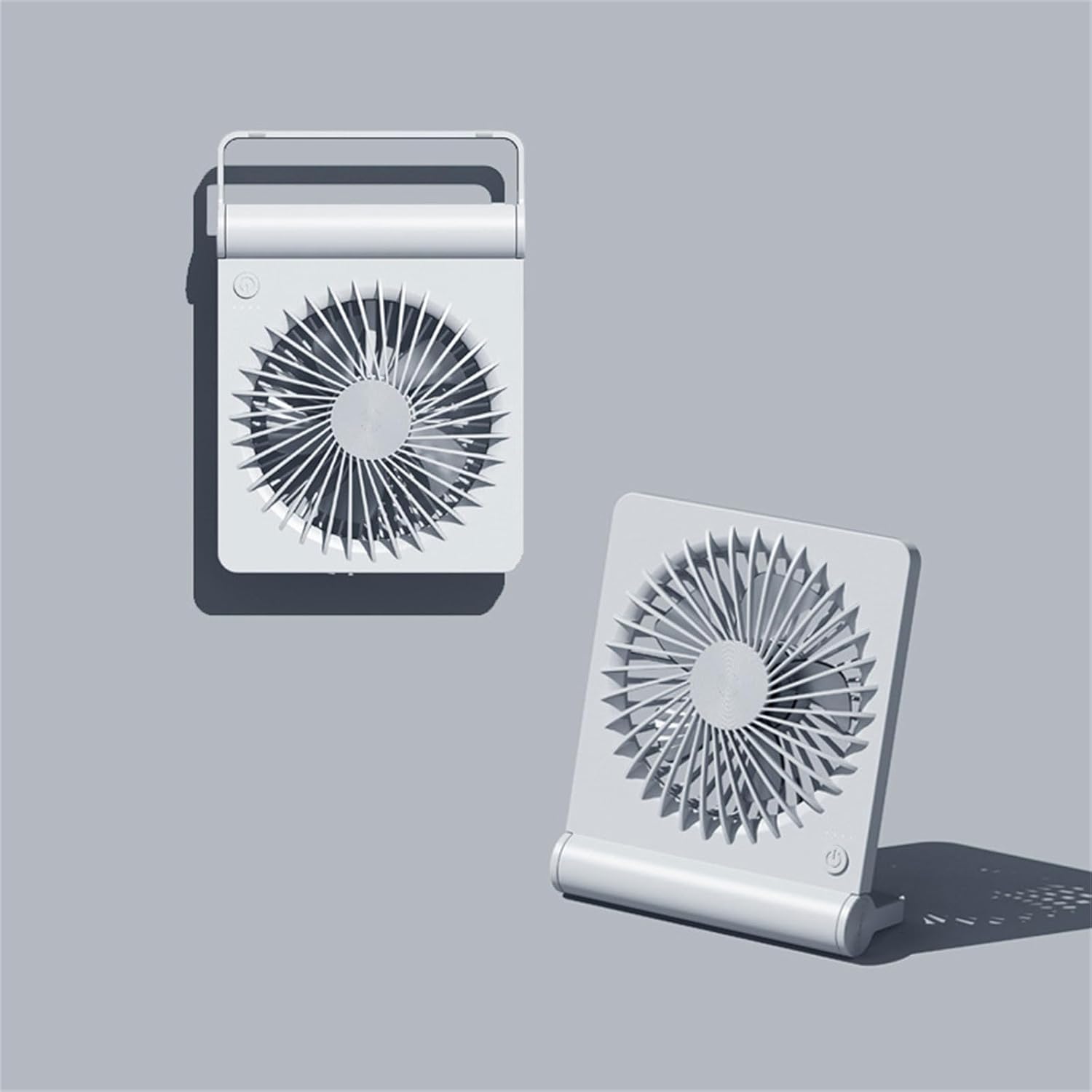 2000mAh Rechargeable Battery Powerful Small Table Fan Electric Fans Cooling Quiet for Bedroom Office Outdoor Travel