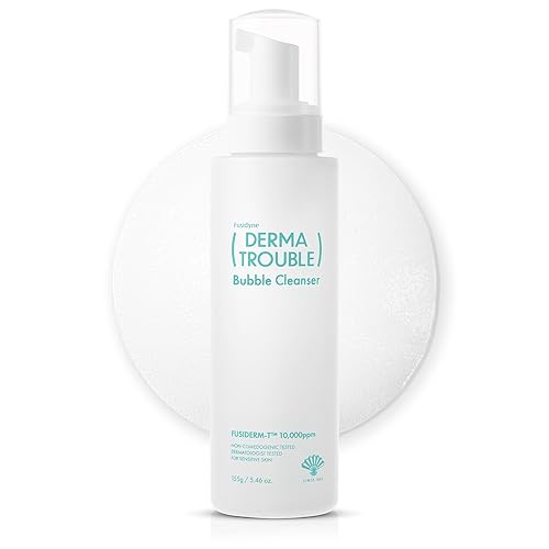 Derma Trouble Bubble Cleanser (5.46floz) Limpiador suave de burbujas de pH bajo para acné comedonal. Elimina el exceso de piel muerta de sebo e