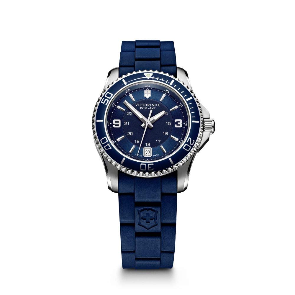 Victorinox Rubber Maverick Analog Blue Dial Women Watch-241610, Blue Band (B00D97QNWK) Amazon Price History, Amazon Price Tracker