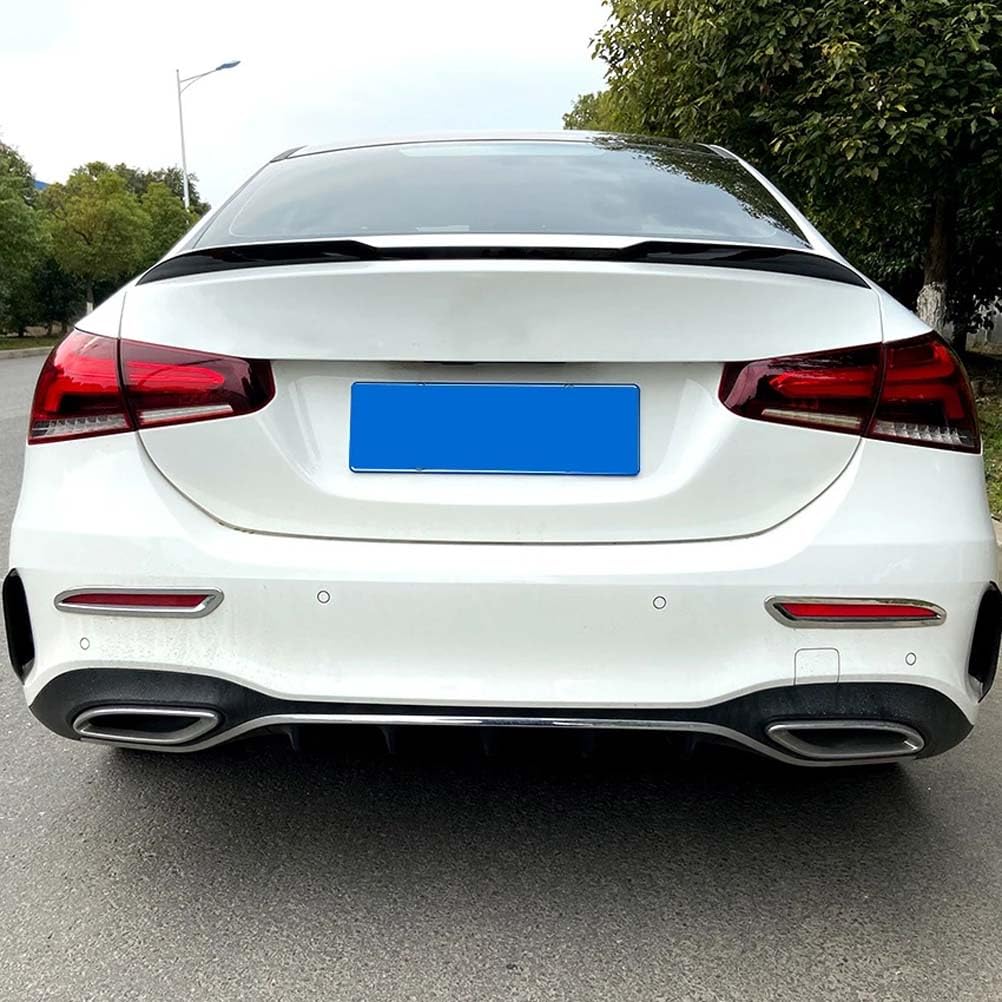 Alerón Trasero ABS Negro para Mercedes-Benz Clase A 2019-2021 A220 A180 A200 Sedan