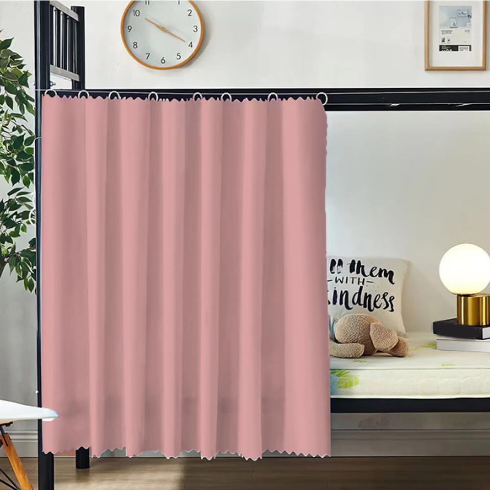 XINGYAOGJ Blackout Bottom Solid Bunk Bed Curtains Students Home Dorm Privacy Room Shading Drapery Lightproof Dustproof Short Curtains for Bedroom Bathroom Privacy Bed Canopy