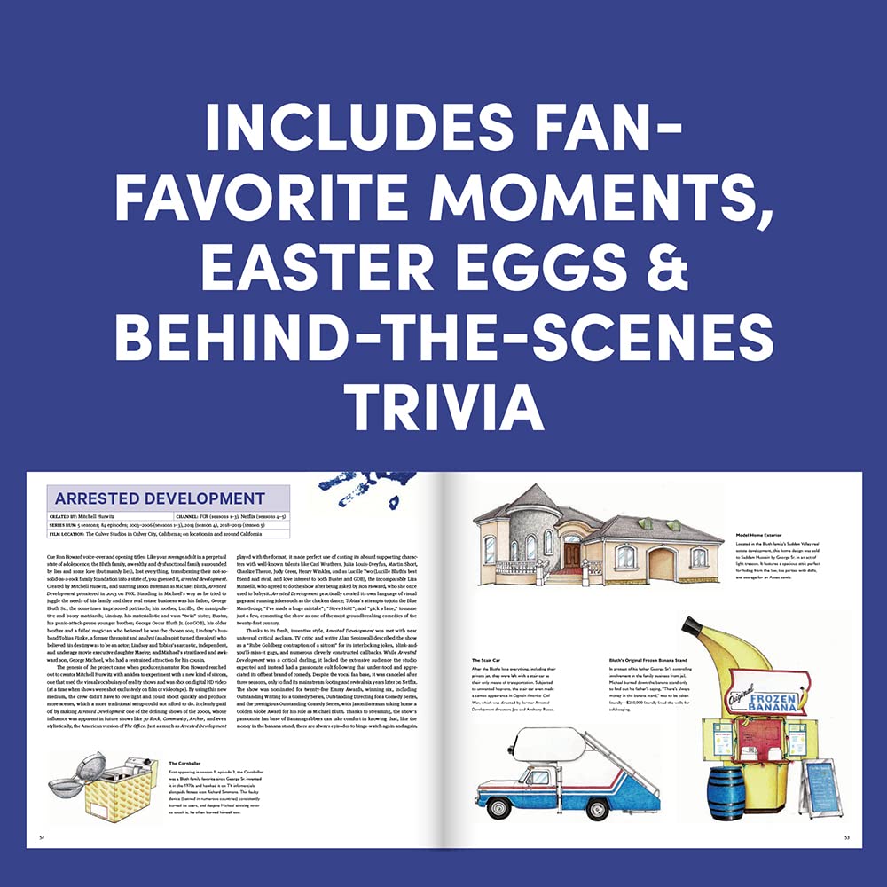 Behind the Screens: Illustrated Floor Plans and Scenes from the Best TV Shows of All Time