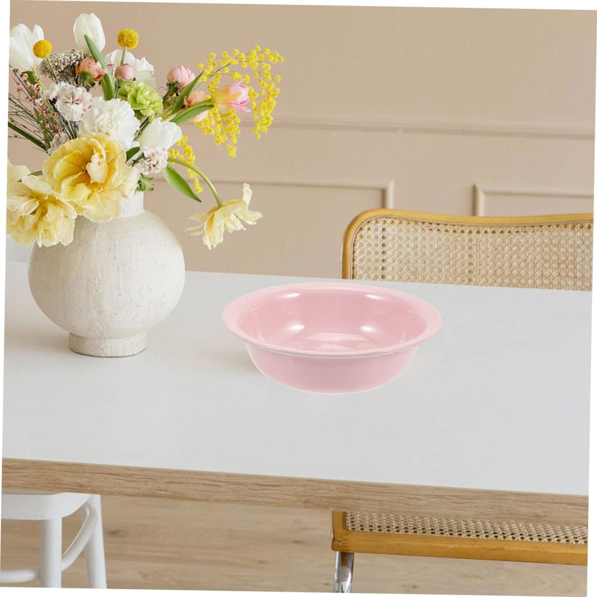 Unomor Multifunctional Enamel Basin Vegetable Wash Bowl Fruit and Vegetable Wash Sink