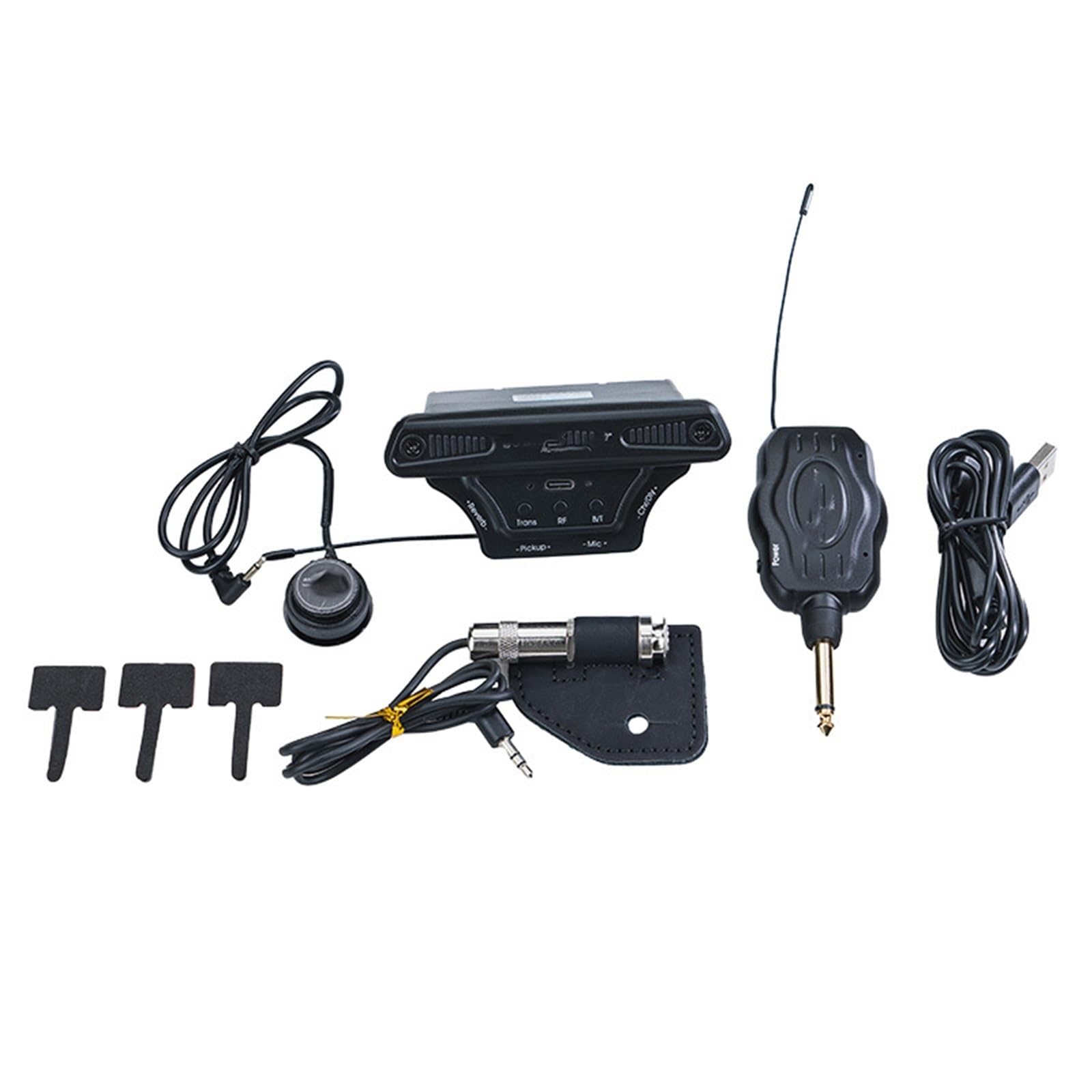Pickup Chitarra Acustica Pickup per buca acustica per chitarra acustica nero opaco folk da esterno