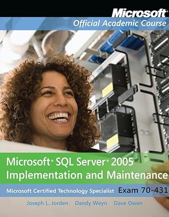 Amazon.com: Exam 70-431 Microsoft SQL Server 2005 Implementation and ...